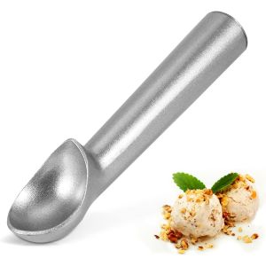 Cuillère À Glace 4 Cm, Cuillère À Crème En Aluminium Antiadhésive (Argentée) - Neuf