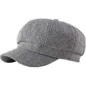 B&eacute;ret En Coton Pour Homme Et Femme, Casquette De Camionneur, Casquette Gavroche, Noir Et Gris, Taille R&eacute;glable 56-60 Cm - Neuf