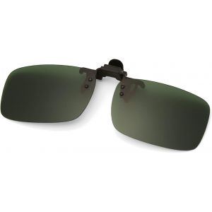 Lunettes De Soleil Polarisées - Solaire Pour Lunettes De Vue, Flip Up Lunettes Anti Eblouissement Pour Conduite Peche Et Activité De Plein Air - Neuf