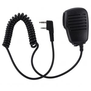 Mini haut-parleur PTT 2 broches, microphone, accessoires pour talkie-walkie Baofeng UV5R 888S, Kenwood, TYT - Neuf