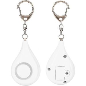 Porte-cl&eacute;s d'alarme personnel compact de 125 dB pour personnes &acirc;g&eacute;es et voyageurs - Alarme de s&eacute;curit&eacute; portable et durable avec lumi&egrave;re LED pour les situations d'urgence - Neuf
