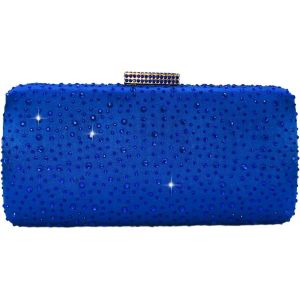 SJZG-Mil0716 - Crystal Sac De Soir&eacute;e Femme, Bleu (Bleu), Small - Neuf