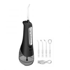 Hydropulseur Sans Fil &Agrave; 4 Modes, Batterie 2000 Mah, R&eacute;servoir De 300 Ml, 6 Embouts, Chargement Usb, Format Voyage - Neuf