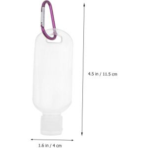 Lot De 10 Bouteilles Rechargeables Avec Crochet Pour Valise, Sac À Dos, Yoga, Sport - Neuf