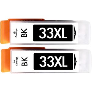 33XL Cartouche Compatible avec Epson 33 XL Cartouche d'encre Noir,pour Expression Premium XP-900 XP-830 XP-7100 XP-645 XP-640 XP-635 XP-630 XP-540 XP-530 - Neuf