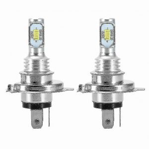 2 X H4 9003 Hb2 6000k Super White Csp Led Headlight Bulb Kit Fiis Meilleur Cadeau - Neuf