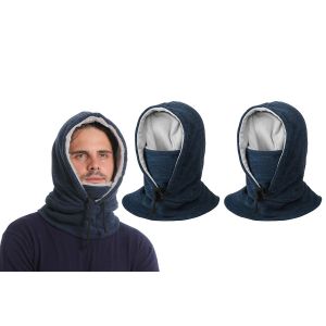 Lot De 2 Cagoules &Agrave; Capuche Coupe-Vent En Polaire Pour Homme - Bleu Fonc&eacute; - Neuf