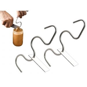 Ensemble M&eacute;langeur Et Racleur &Agrave; Beurre D'arachide - Outil De M&eacute;lange En Acier Inoxydable - Neuf