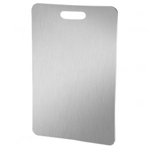 Planche À Découper En Acier Inoxydable,Planche De Cuisson Épaisse,Planche À Pâtisserie Facile À Nettoyer Pour La Cuisine Pour La Viande,Les Fruits Et Les Légumes,Aliments Pour .34x23cm - Neuf