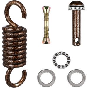 Ulteronixshop-Heavy Duty Chaise Hamac Suspendu Kit Alliage Hamac Suspendu Ensemble Swing Seat Hanging Mat&eacute;riel Pi&egrave;ces Printemps Hainging Crochet Patio Fauteuil Accessoires Pour - Neuf