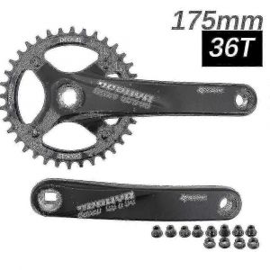 Pedalier Prowheel A Trous Carres Pour Vtt, 104bcd, 170 Mm, 175 Mm, Plateau Deckas, 30 Dents, 32, 34, 36, 38, 40 Dents, 1x, 2x, 1, 2 Vitesses Boris - Neuf