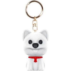 lbgwp60-PorteClés Chien Ornement Avec Fonction Enregistreur Spy Audio Activation Vocale Batterie 100 Heures - Neuf