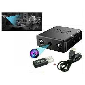 Mini Cam&eacute;ra Espion Cach&eacute;e 1080p Avec Vision Nocturne Et D&eacute;tection De Mouvement Pour La S&eacute;curit&eacute; De Votre Domicile - Neuf