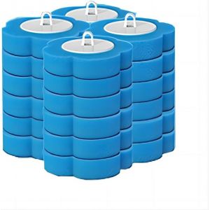 KAL-Lot De 24 Brosses De Toilette Jetables De Rechange U2013 Parfum Océan Bleu - Neuf
