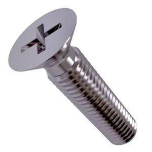 CHECARZHN--NO1-M4X16 Vis À Métaux À Tête Fraisée, Boulons Phillips En Acier Inoxydable, Attache À Tête Plate À Encastrement Croisés 4Mm Adaptée Au Métal, À La Construction, À L'Installation, Au Brico - Neuf