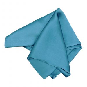Promotion ! &Eacute;charpe / Foulard Soie 'soie &Eacute;ternelle' Bleu Canard - 190x90 Cm - Neuf