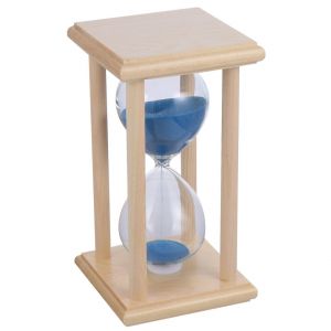 Sablier &eacute;l&eacute;gant de 15 minutes avec cadre en bois &iquest; Horloge de sable &eacute;l&eacute;gante pour la d&eacute;coration int&eacute;rieure et les cadeaux - Neuf