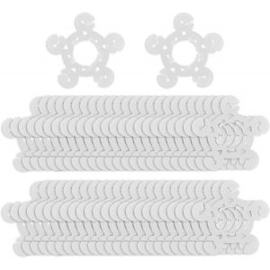 KALANKA-50 Clips de Fixation pour Arche Ballon Anniversaire, Support Arche Ballon Réutilisable, Stylée Durable Support Ballons pour Mariage, Fête, Attache Ballons Guirlande DIY Décoration Accessoire - Neuf