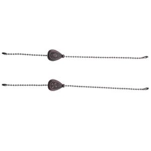 2 pièces en bronze ventilateur de plafond Pull Chain Set,Extension de pendentif de chaîne de tirage de ventilateur décoratif,éclairage et ventilateur - Neuf