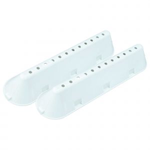 vhbw 2x Aube de tambour compatible avec Indesit BWE81683X, BWE91283X, BWE81484X, BWE71484X, BWE81284X, BWE91284X, IWC8128B machine &agrave; laver - Neuf