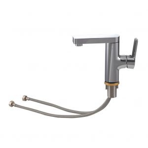 HJLIAN Robinet de lavabo de salle de bain domestique, robinet de lavabo rotatif simple, robinet de lavabo G1/2 po - Neuf