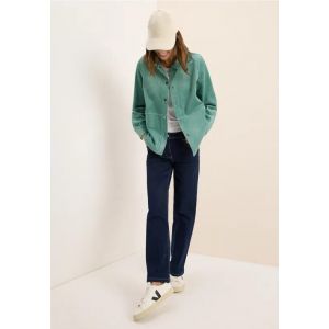 Cecil Femme Surv&ecirc;tement En Velours C&ocirc;tel&eacute; Avec Boutons In Vert, Gr: Xl - Neuf