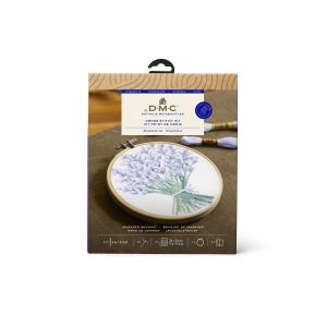 Kit Broderie Point De Croix Lavande - Neuf