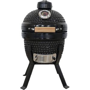 Checarzhn--No1-Barbecue En Céramique Pour Barbecue De 33 Cm - Mini Barbecue Kamado - Barbecue À Charbon - Barbecue À ?Ufs, Barbecue Kamado - Four Portable Et Fumoir Avec Support - Neuf