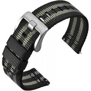 Quick Release Nylon Watch Strap Military Watch Bands For Men 18mm 19mm 20mm 22mm 24mm.[U925] - Neuf