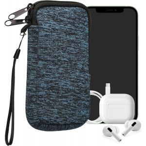 KAL-Housse Universelle Smartphone - Pochette De Protection 15,2 X 8,3 Cm Pour Téléphone Portable M - 5,5"" En Néoprène Deep Ocean-Noir - Neuf