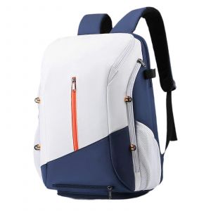 Basket Sac &Agrave; Dos Bretelles R&eacute;glables Grande Capacit&eacute; Sac &Agrave; Dos Bleu - Neuf