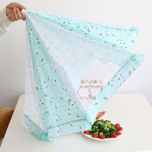 HJLIAN Parasol de tente en maille filet reutilisable et pliable (bleu) - Neuf