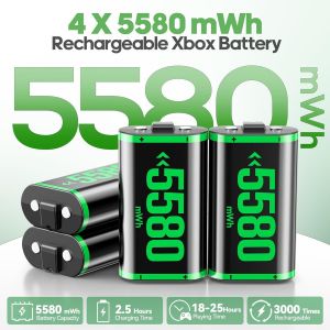 Blazeflux-Chargeur 4x5580mwh Pour X-Box One/Series X|S Avec Station De Charge Pour Manettes - Neuf