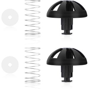 Lot de 2 kits de bouchons a ressort pour panier d'infusion de machine a cafe, pieces detachees pour cafetiere - Neuf