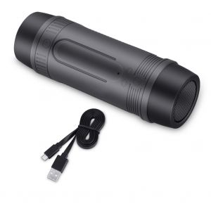 Enceinte Bluetooth portable pour velo, batterie externe, lampe de poche, haut-parleur etanche - Neuf