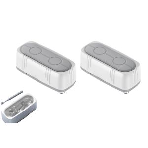 Lot de 2 nettoyeurs &agrave; ultrasons pour bijoux et lunettes, machine de nettoyage multifonctionnelle portable - Neuf