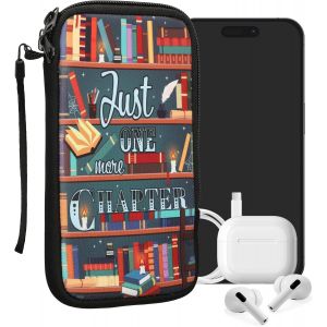 Kal-Housse De Protection Pour Smartphone Xl - 6,7/6,8"" - Sacoche De Protection Pour T&eacute;l&eacute;phone Portable En N&eacute;opr&egrave;ne Les Livres Multicolore - Neuf