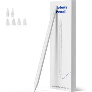 Stylet magn&eacute;tique pour iPad (&agrave; partir de 2018), avec charge rapide USB-C, reconnaissance de la paume et sensibilit&eacute; d'inclinaison, compatible avec iPad 6/7/8/9/10, iPad Mini 5/6, Air 3/4/5 - Neuf