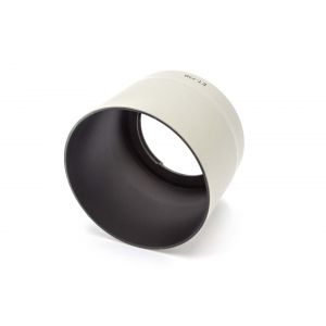 vhbw Pare-soleil compatible avec Canon EF 70-300mm f/4-5.6L IS USM - Cache, blanc / gris, plastique, rond - Neuf