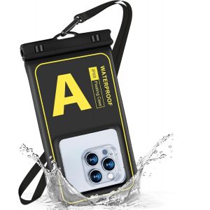 Kalanka-Pochette Étanche Smartphone Ipx8 Pochette Étanche Téléphone Pour Iphone 16 15 14 13 12 11,Sac Étanche Flottante Housse Étanche 7,0U201c Protection Telephone Eau Pour Natation,Voyage - Neuf