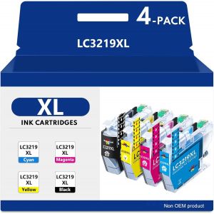 LC3219XL LC3217XL Cartouche d'encre pour Brother LC3219 LC3217 Compatible avec Brother MFC-J5330DW J5335DW J5730DW J6930DW J6530DW J5930DW J6935DW (4 Pack) - Neuf
