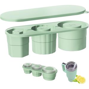 Kal-Bac À Glaçons Pour Stanley,Set De Glaçons En Silicone Avec Couvercle,Bac À Glaçons Pour Stanley Cup,Moule À Glaçons En Silicone,Stanley Cup Ice Mold,Pour Cocktails, Whisky, Glacé - Neuf