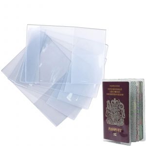 10pcs Couvertures de protection de passeport transparentes et transparentes,supports de passeport de protection transparents en pvc pour passeports de taille standard -ys-yuyu - Neuf
