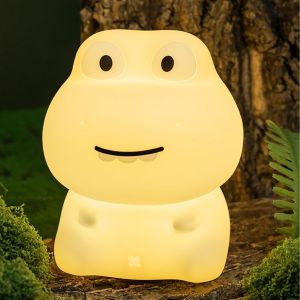 Dinosaure Veilleuse Enfant, 7 Couleur Lumière Pour Enfants, Rechargeable Lampe De Nuit Led, Silicone Lumière Bébé Nocturne, Enfants Cadeau De Chambre À Coucher - Neuf