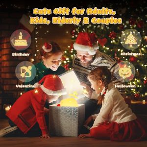 Kalanka-Veilleuse Enfant, Led Champignon Veilleuse B&eacute;b&eacute; Tactile Rechargeable Peut &Ecirc;tre Chronom&eacute;tr&eacute;, Veilleuse De P&eacute;pini&egrave;re, Silicone Lampe De Chevet Enfant, Cadeau Bebe D'anniversaire Et De No&euml;l - Neuf