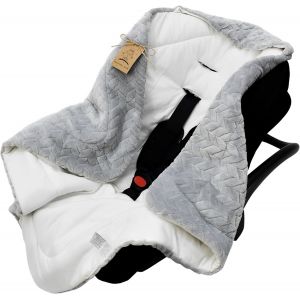 Ulteronixshop-Couverture Universelle Douce &Agrave; Capuche - Pour Nouveau-N&eacute;s Et Pour Gar&ccedil;ons Et Filles, Jusqu'&agrave; Environ 9 Mois Convient Pour Poussette, Nacelle, Si&egrave;ge B&eacute;b&eacute; Ou Lit B&eacute;b&eacute;, Pour Toute L'ann&eacute;e, - Neuf