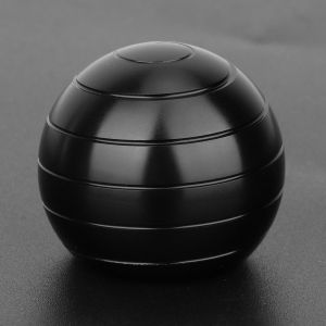 Boule gyroscopique de 38 mm pour soulager la pression, jouet, cadeau, table, boule ronde, artisanat, ameublement (noir) - Neuf