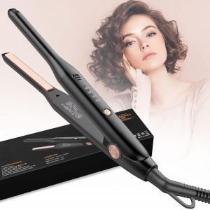 Mini Hair , 2 In 1 Mini Ceramic , Portable Hair , 150 °C - 210 °C, Double Voltage, Suitable For Men And Women With Short Hair, Black - Neuf