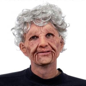 Latex Homme Face Cover Mâle Déguisement Cosplay Halloween Party Prop-J - Neuf