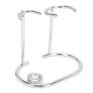 Support De Rasoir En Acier De S&eacute;curit&eacute; Design Moderne En Acier Inoxydable Durable Petit Porte-Blaireau Portable Pour Toilette Argent - Neuf